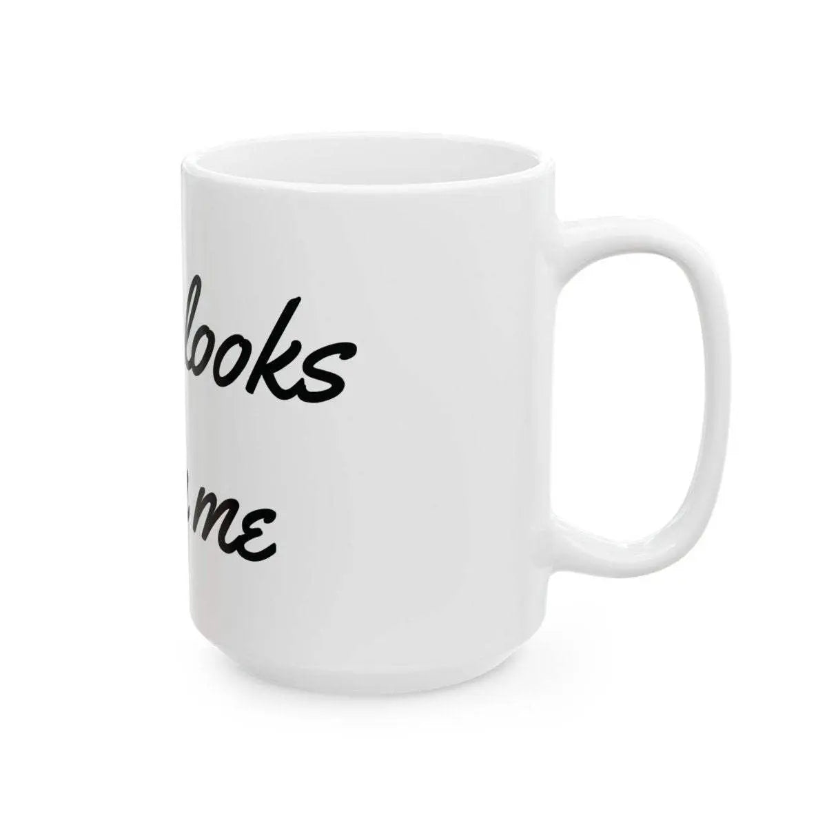 Inspirational Mug - Serenity Looks Good. White Ceramic, Dishwasher safe. - Serenevi