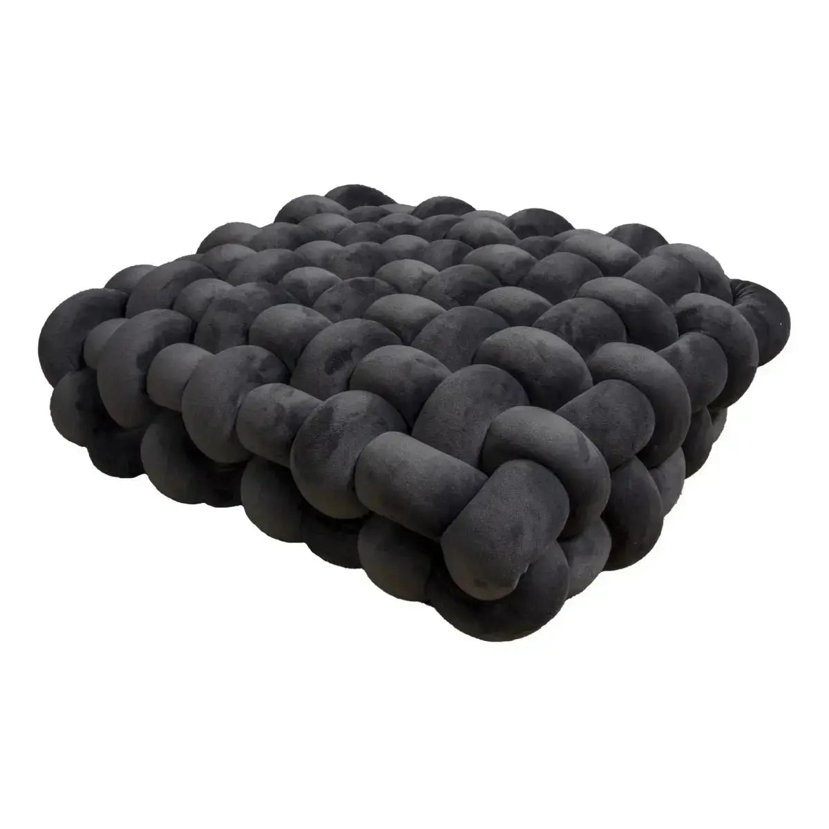 Large Knot Cushion – Plush, hand - tied for Comfy Living (40x40x12 cm / 15.7x 15.7 x4.7") - Serenity Factory US