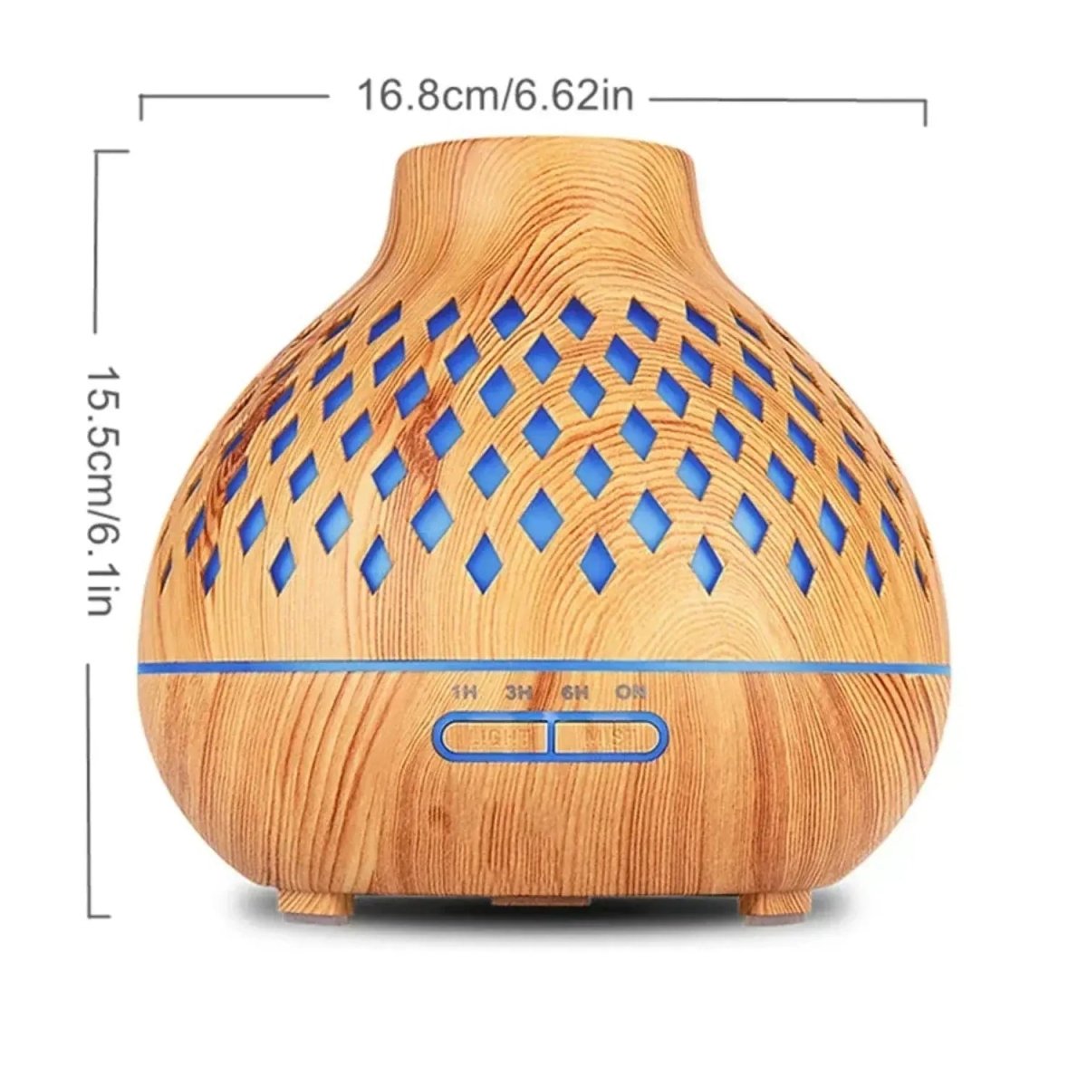 Aromatherapy Diffuser Humidifier with Ultrasonic Technology 500ml. - Serenity Factory