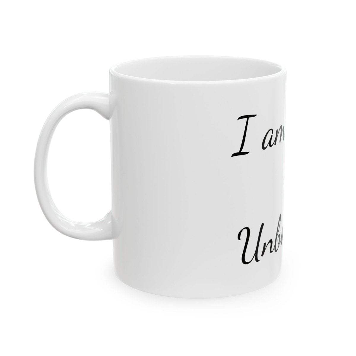 Inspirational Ceramic Mug - "Serene & Unbothered" - Ideal Gift for Coffee Lovers - Serenity Factory