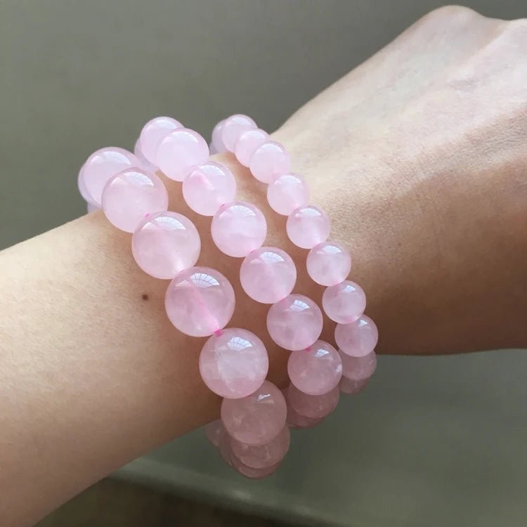 Rose Quartz Bracelet – 4 sizes - Serenity Factory US