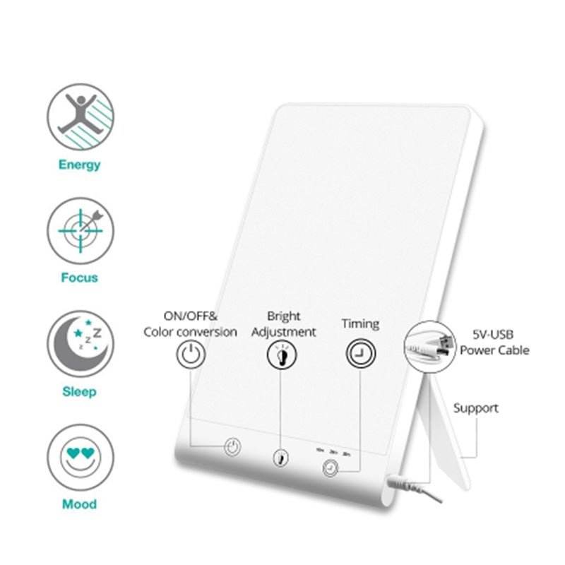 Sun Phototherapy Lamp – Therapy for SAD - 3 Brightness Levels & Light - Serenity Factory