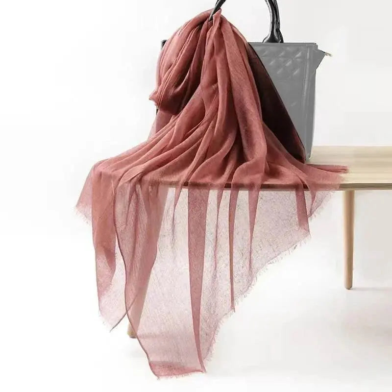 Copper 100% Ring Cashmere Ultra - thin Silky Shawl - Serenity Factory