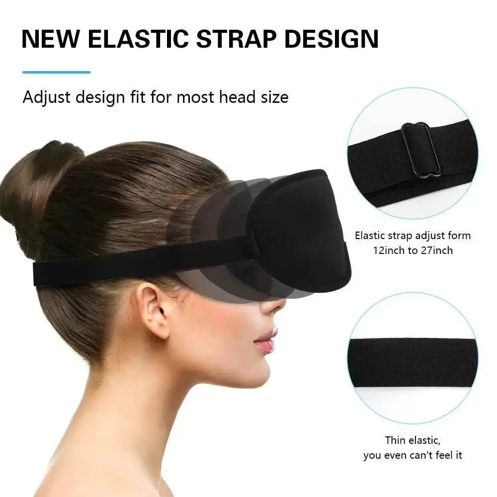 Silk Sleeping Mask Soft Smooth Sleep Mask For Eyes Travel Shade Cover Rest Relax Sleeping Blindfold Eye Cover Sleeping Aid - Serenity Factory