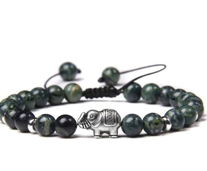 Agate Buddha Bead Bracelet for Yoga Practice - Serenevi