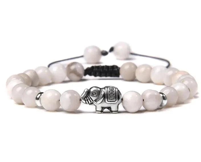 Agate Buddha Bead Bracelet for Yoga Practice - Serenevi