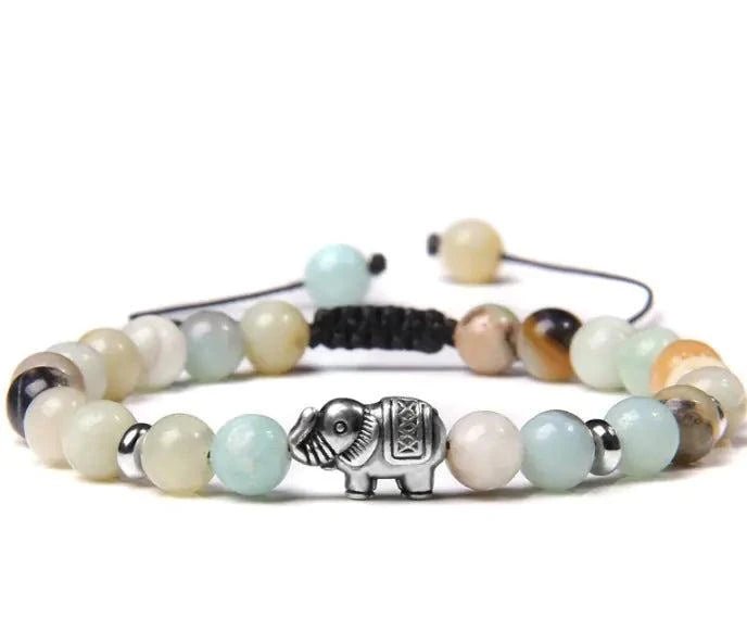 Agate Buddha Bead Bracelet for Yoga Practice - Serenevi