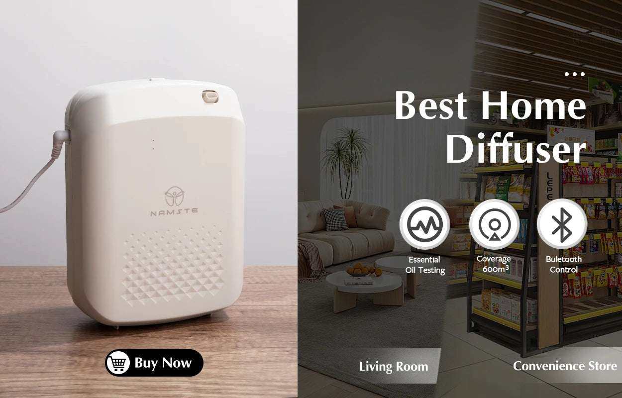 Aromatherapy Diffuser Smart Bluetooth – Up to 3000 sq. ft. Coverage & Ultra Quiet - Serenity Factory