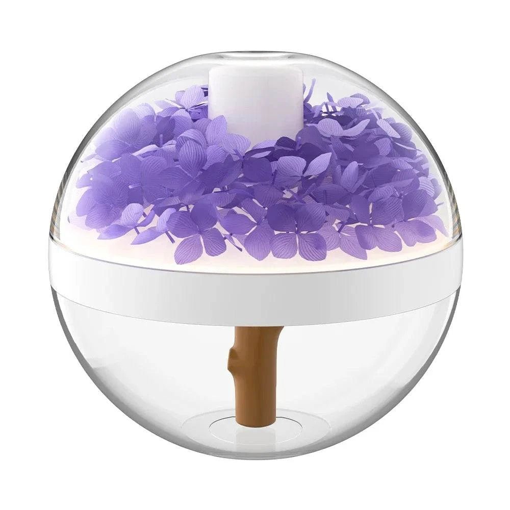 Eternal Flower Humidifier – Rechargeable Mist & Light for Calm Spaces - Serenevi