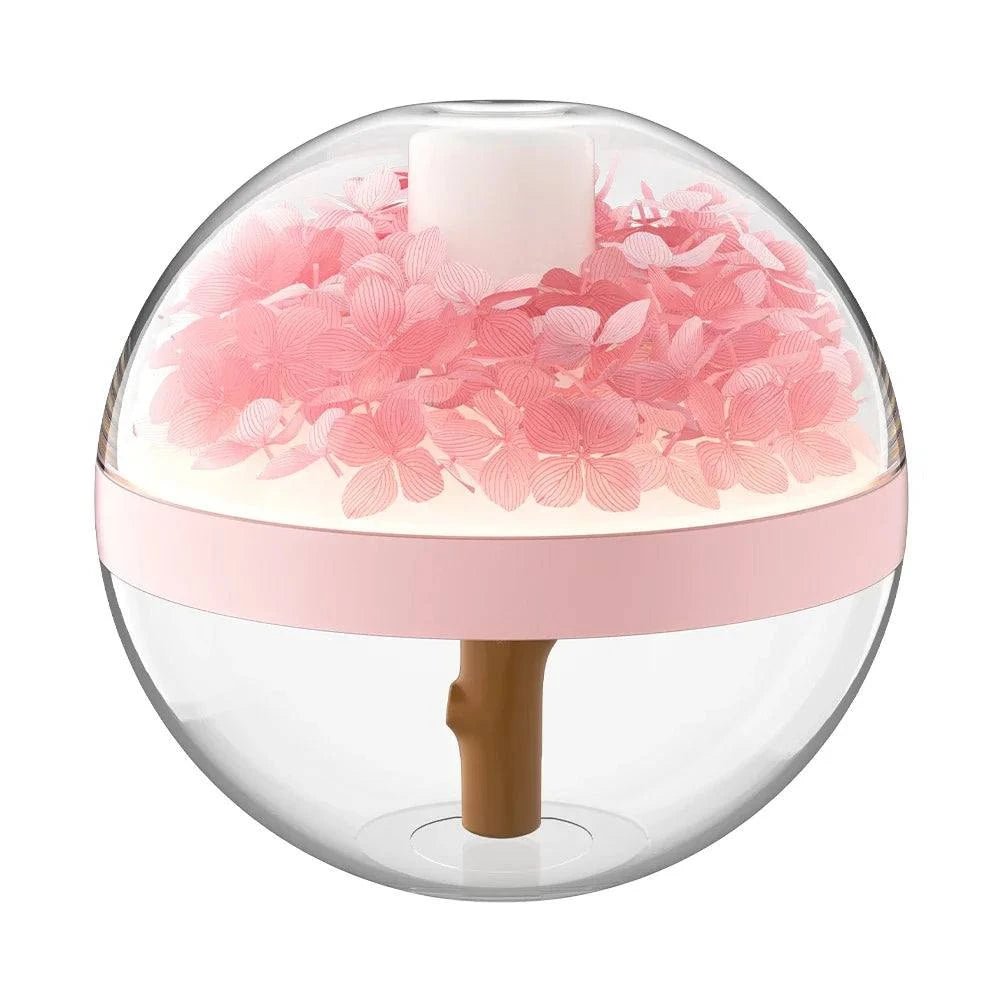Eternal Flower Humidifier – Rechargeable Mist & Light for Calm Spaces - Serenevi