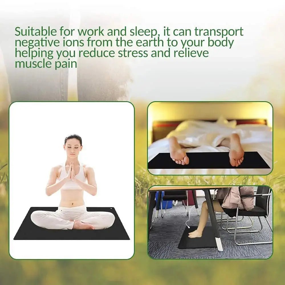 Grounding Mat – Boost sleep, reduce inflammation naturally 35.4x23.6 in - Serenity Factory