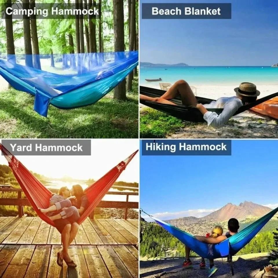 Hammock Reversible. with Mosquito Net. Single/Double - 6 colors - Serenevi