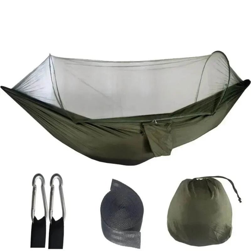 Hammock Reversible. with Mosquito Net. Single/Double - 6 colors - Serenevi
