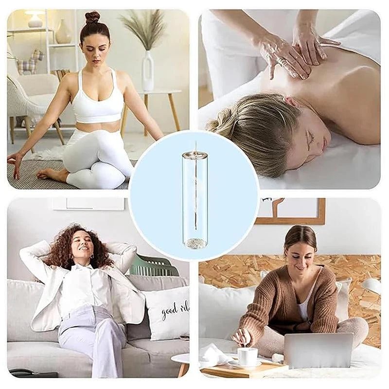 Modern Glass Incense Burner/Holder with Removable Glass Ash Catcher - Serenevi