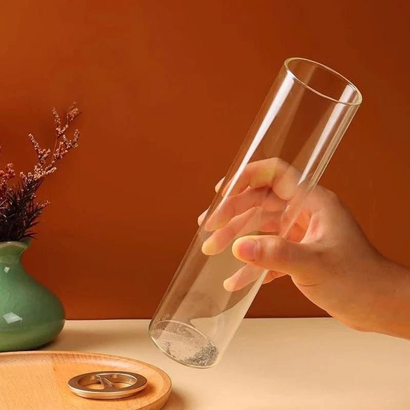 Modern Glass Incense Burner/Holder with Removable Glass Ash Catcher - Serenevi
