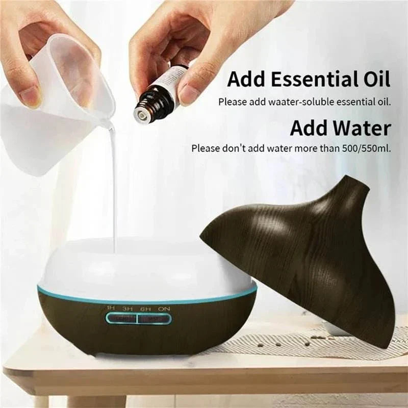 Mood Light Diffuser – 7 Color Aromatherapy Humidifier