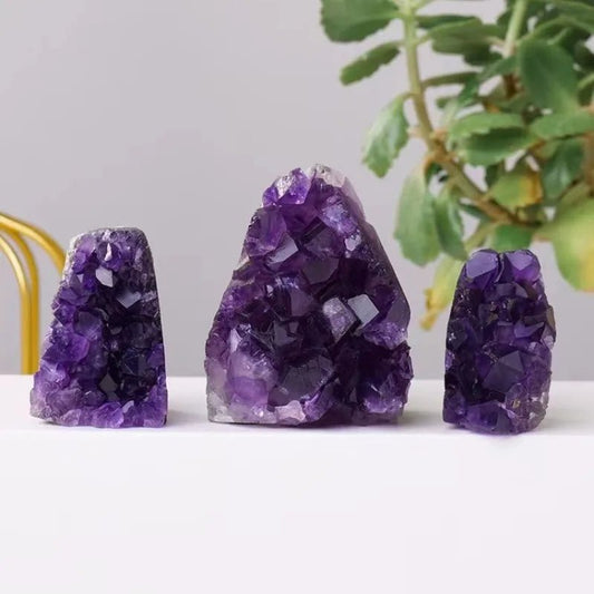 Natural Uruguay Amethyst Geode - with or without base - Serenity Factory US