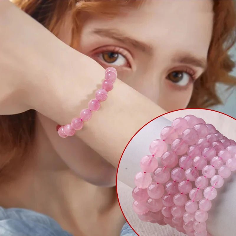Rose Quartz Bracelet – 4 sizes - Serenity Factory US