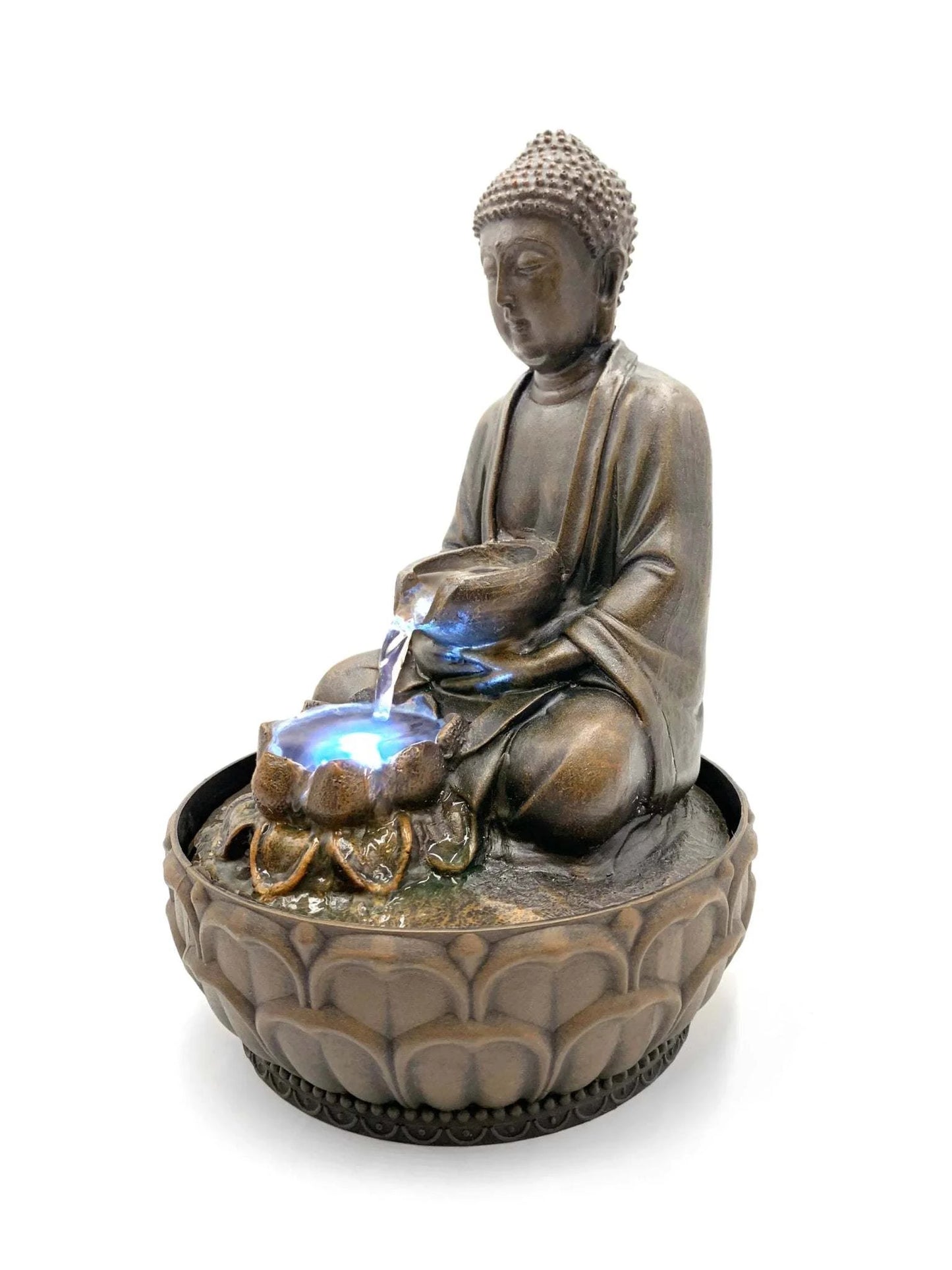 Seated Thai Buddha Fountain - Serenity Factory
