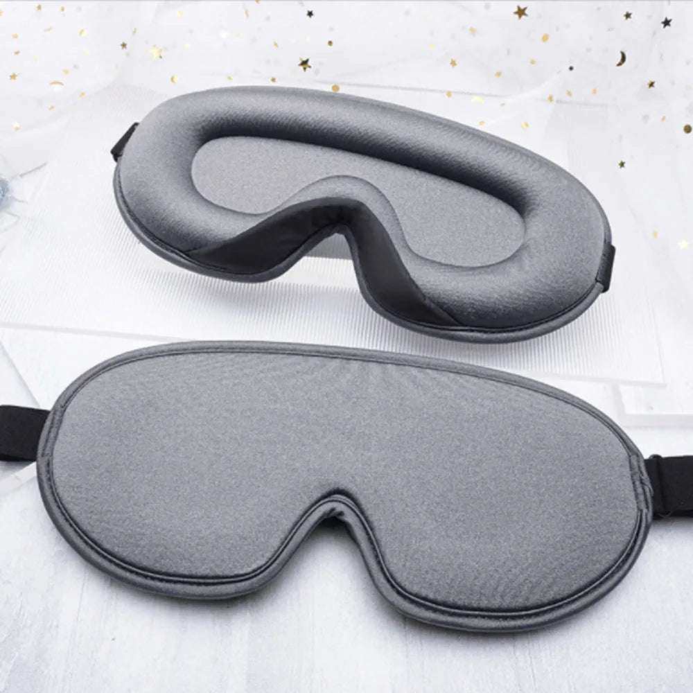 Silk Sleeping Mask Soft Smooth Sleep Mask For Eyes Travel Shade Cover Rest Relax Sleeping Blindfold Eye Cover Sleeping Aid - Serenity Factory