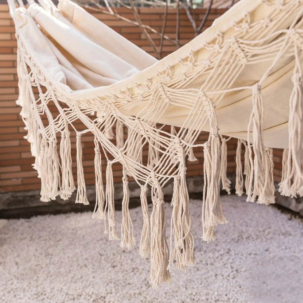 Single Cotton Canvas Hammock – For Everyday Escape - Serenevi