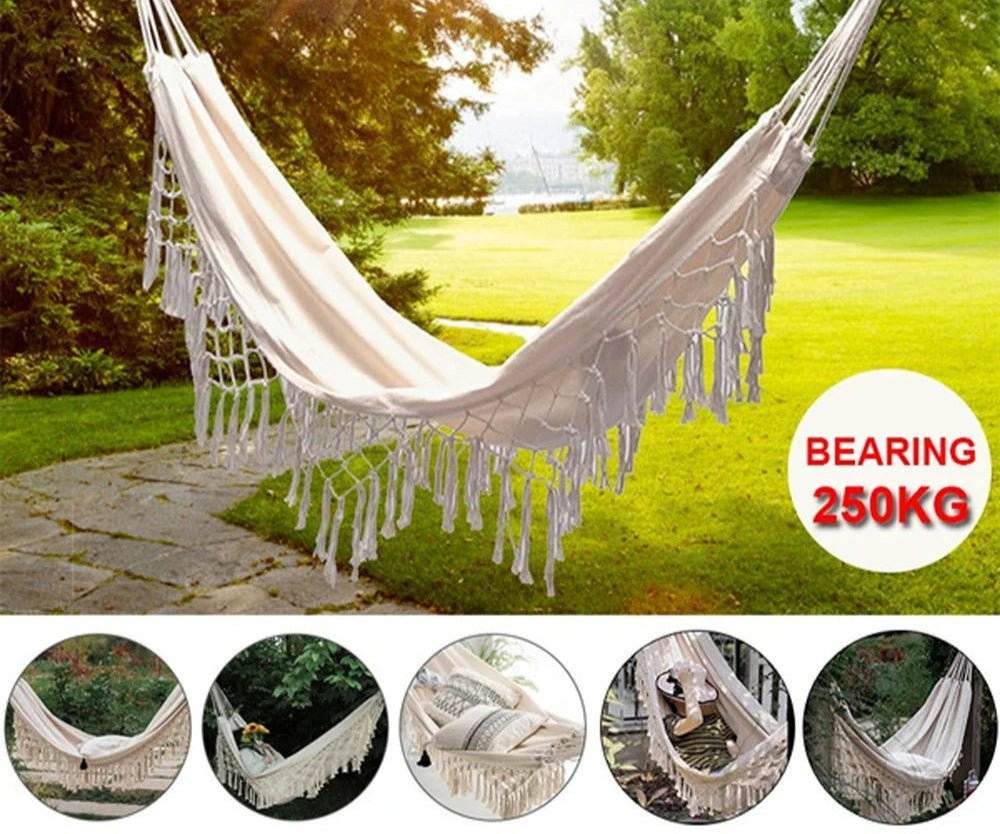 Single Cotton Canvas Hammock – For Everyday Escape - Serenevi